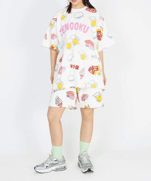 新サイズ】天国と地獄総柄Tシャツ – WEGO ONLINE STORE
