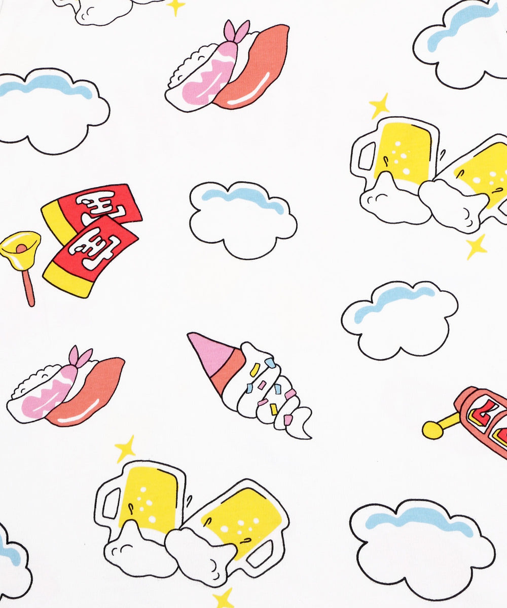 天国と地獄総柄Tシャツ