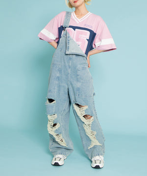 デニム中濃色 モデル：165cm　サイズ1