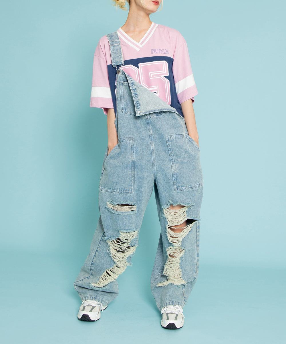 デニム中濃色 モデル：165cm　サイズ1