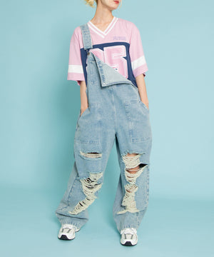 デニム中濃色 モデル：165cm　サイズ1