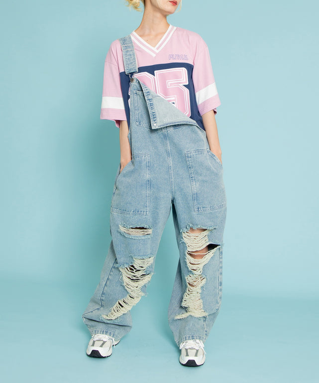 デニム中濃色 モデル：165cm　サイズ1