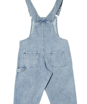 ダメージデニムオーバーオール