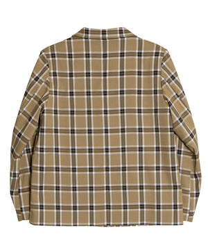 チェックオーバーテーラードジャケット