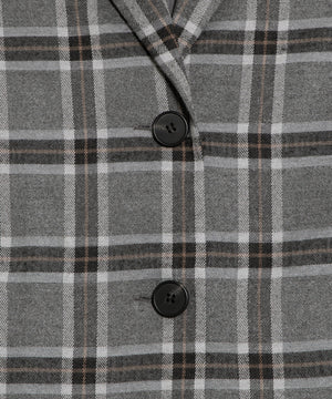 チェックオーバーテーラードジャケット