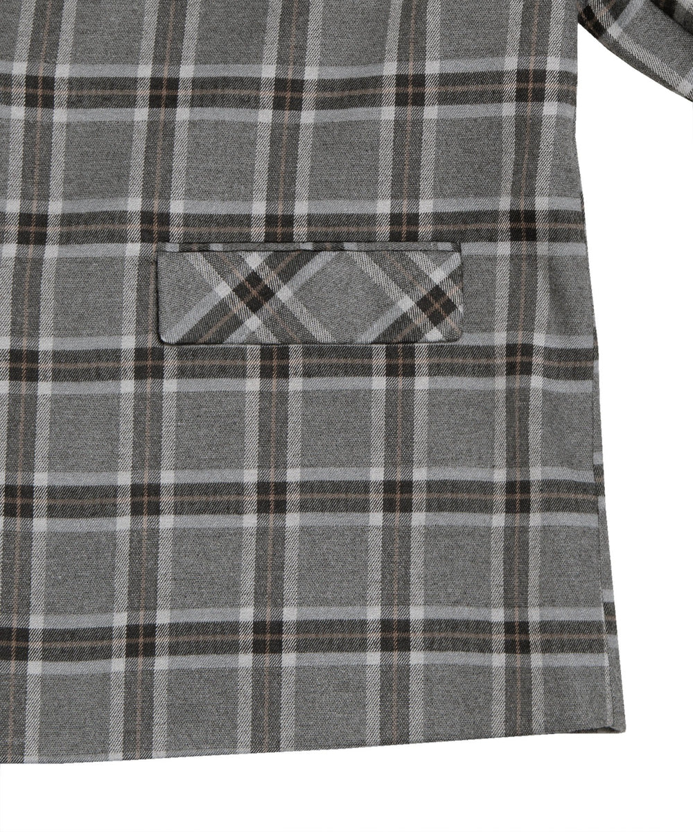 チェックオーバーテーラードジャケット