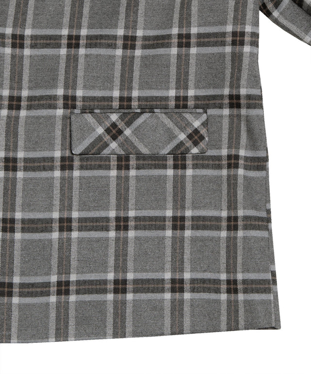 チェックオーバーテーラードジャケット