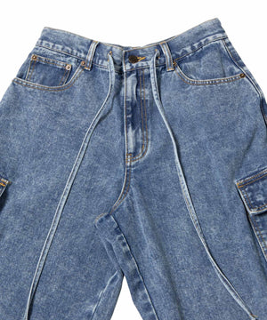 カーゴデニムパンツ