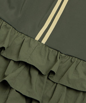 フリルティアードジャージロングスカート