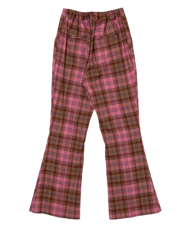 センタープレスチェックフレアパンツ – WEGO ONLINE STORE