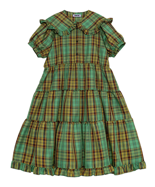 パフスリーブティアードチェックワンピース – WEGO ONLINE STORE