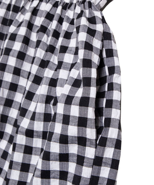 ギンガムチェックフリルワンピース