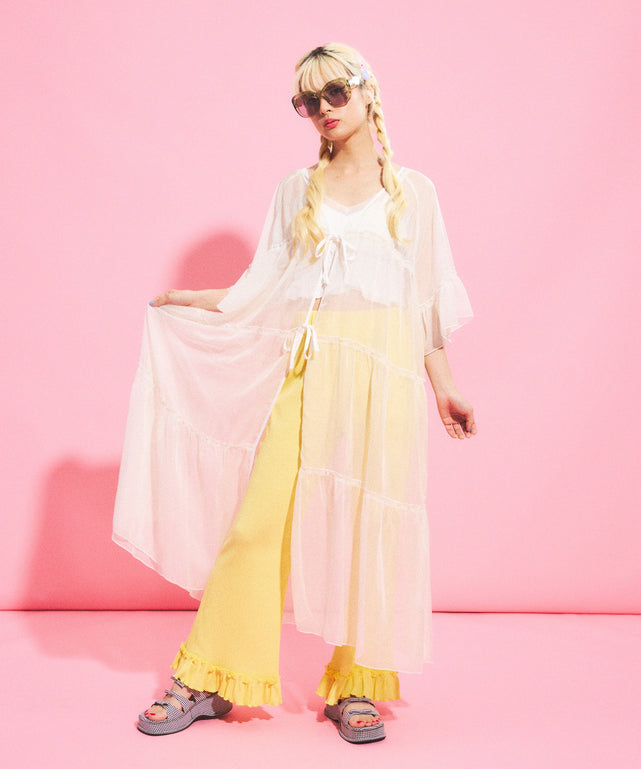 リブフレアフリルパンツ – WEGO ONLINE STORE