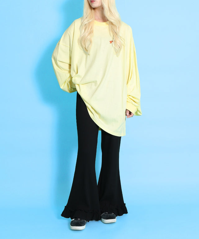 リブフレアフリルパンツ – WEGO ONLINE STORE