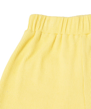 リブフレアフリルパンツ