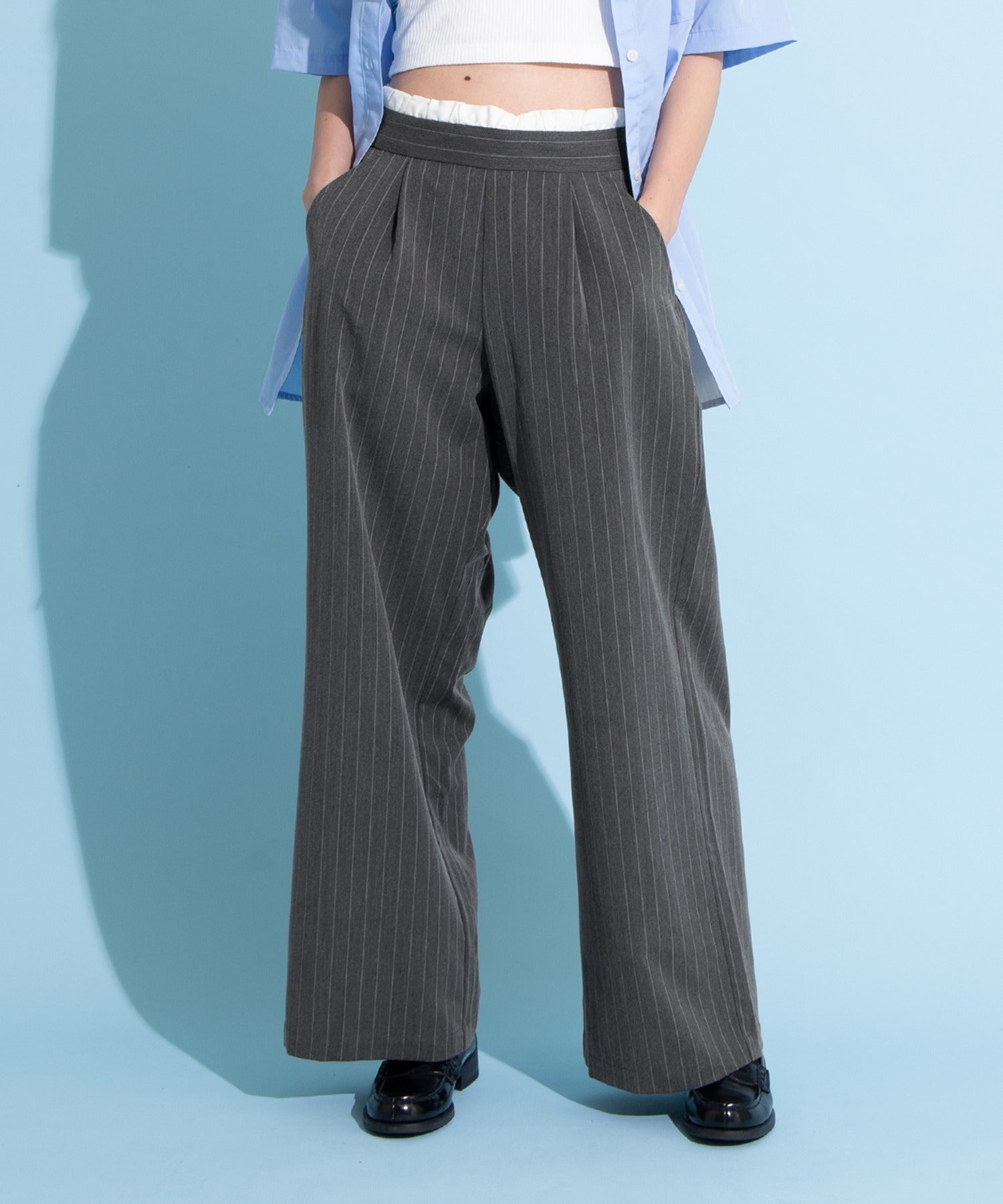 ダブルウエストストライプパンツ – WEGO ONLINE STORE