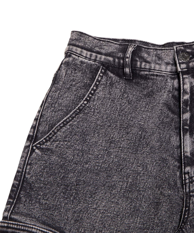 デニムカーゴハーフパンツ