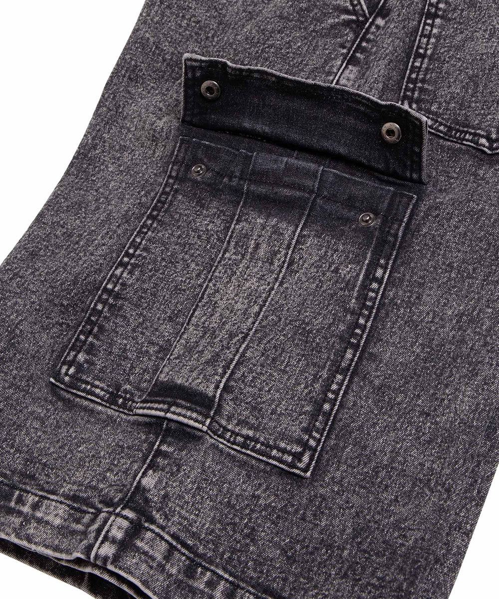 デニムカーゴハーフパンツ