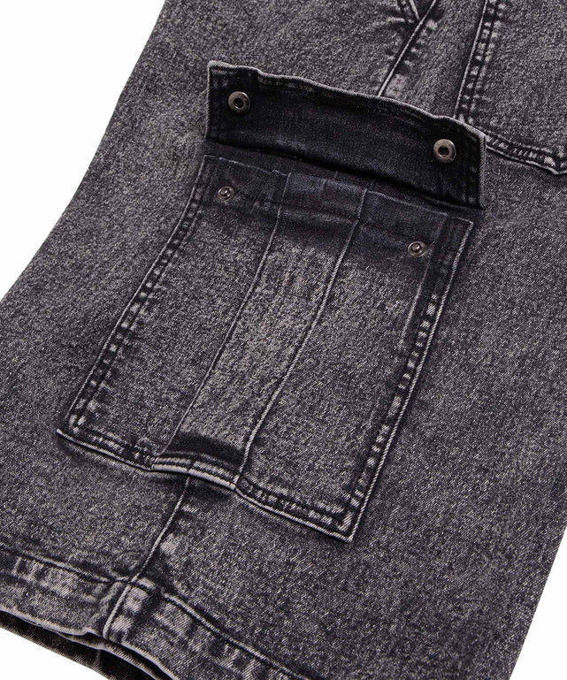 デニムカーゴハーフパンツ