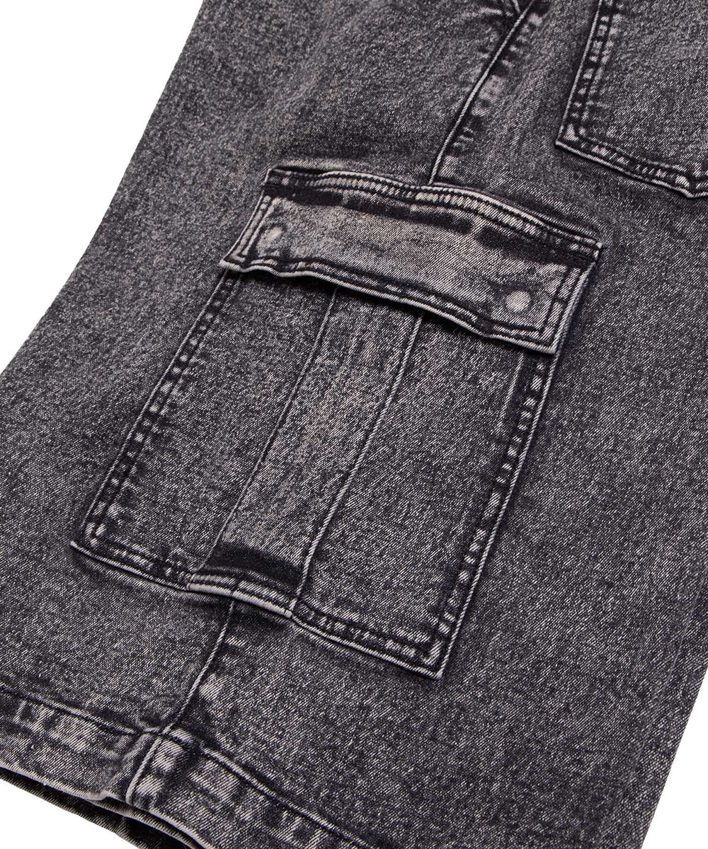 デニムカーゴハーフパンツ