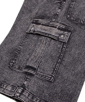 デニムカーゴハーフパンツ