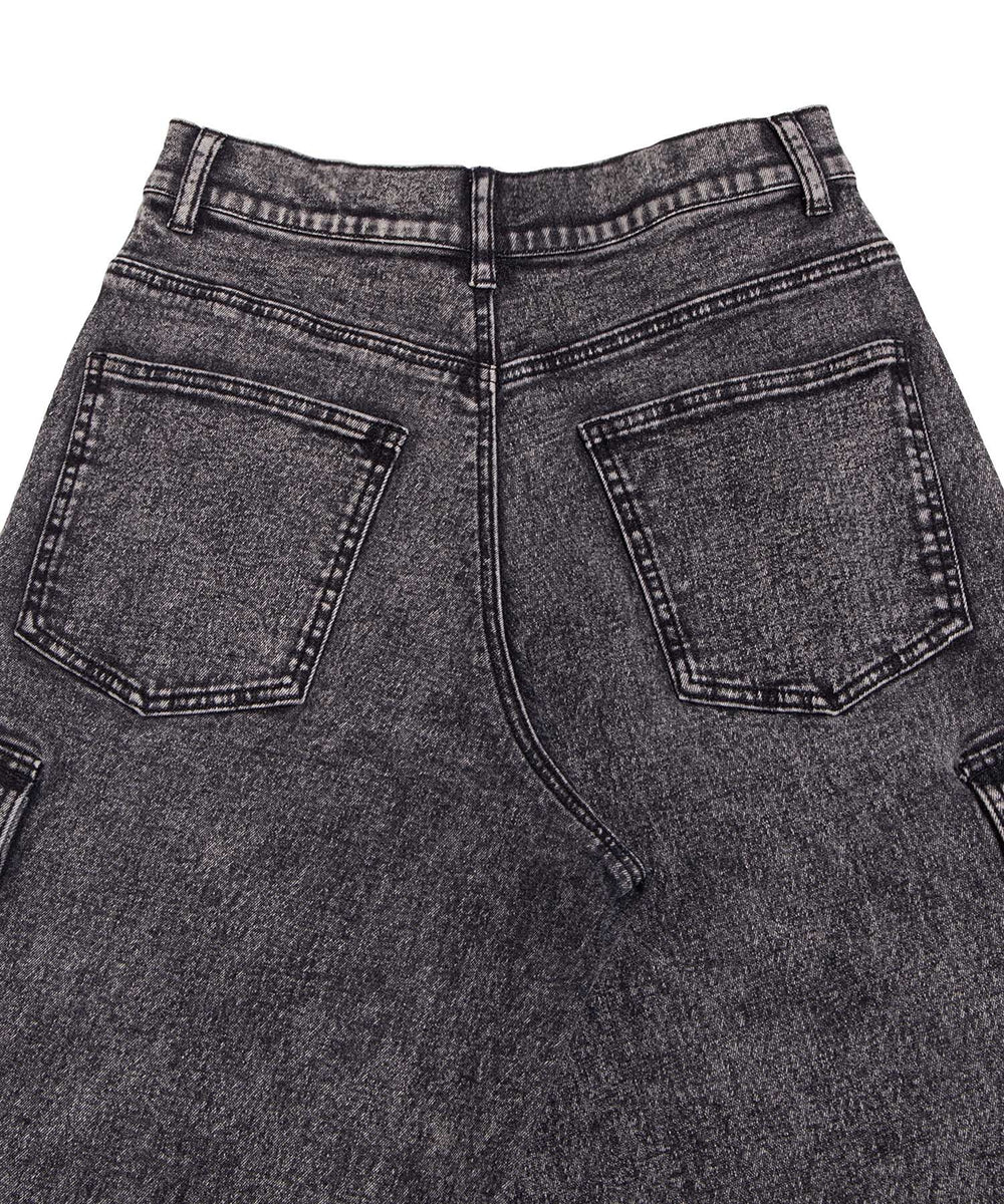 デニムカーゴハーフパンツ