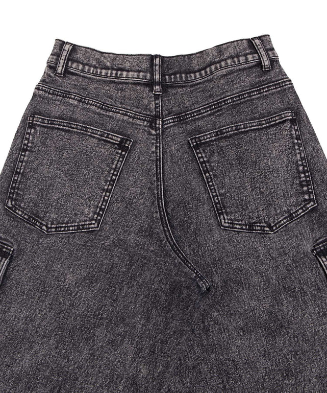 デニムカーゴハーフパンツ