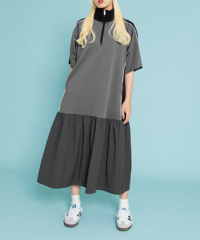 配色切り替えジャージワンピース – WEGO ONLINE STORE