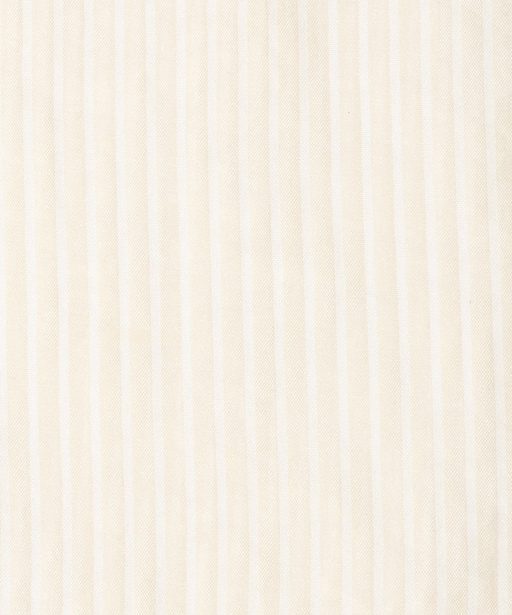 クロップド丈ドロストストライプシャツ