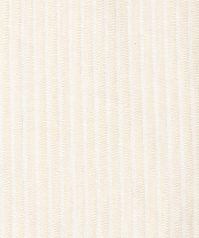 クロップド丈ドロストストライプシャツ