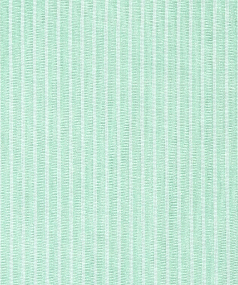 クロップド丈ドロストストライプシャツ