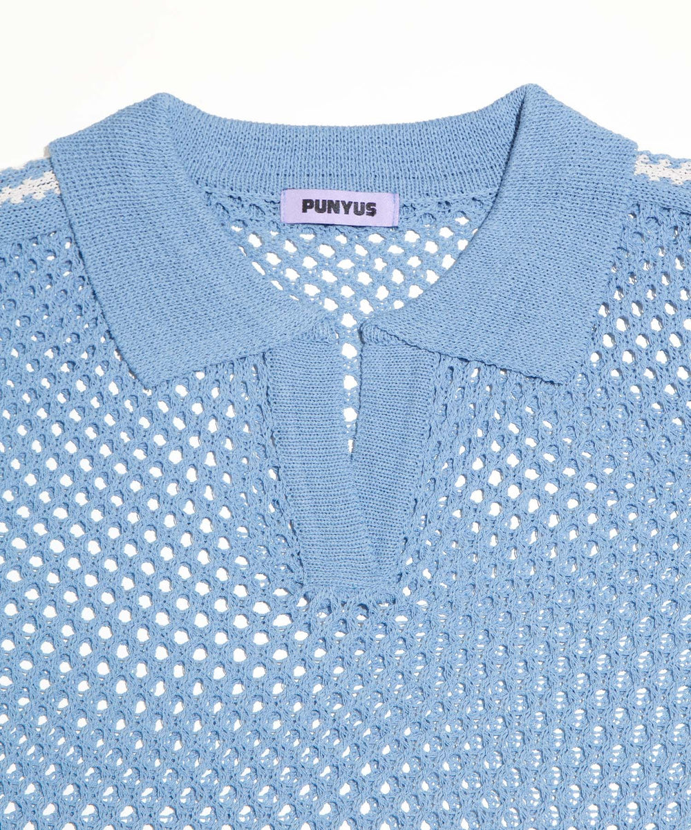 2ラインメッシュトップス