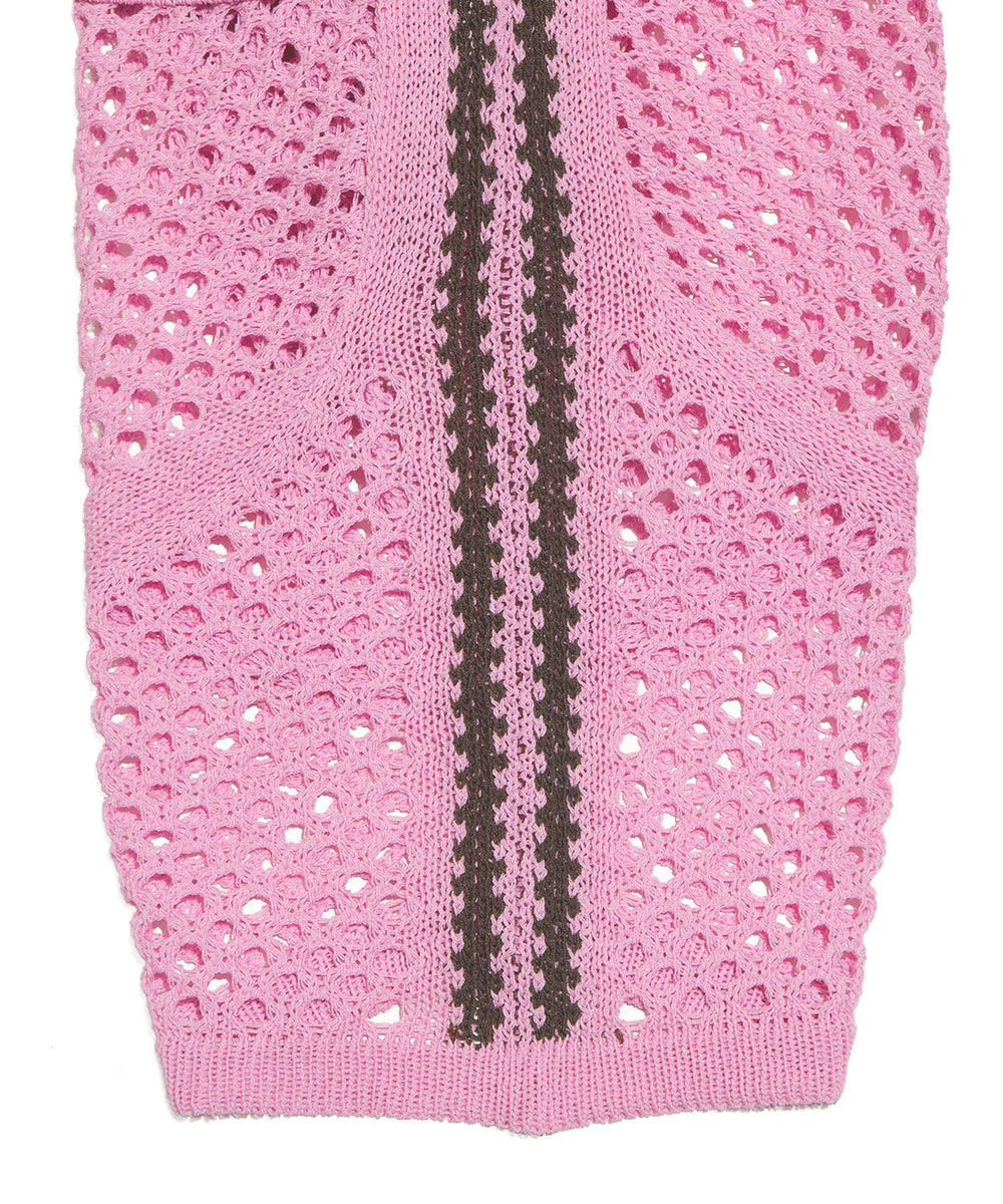 ピンク×ブラウンライン