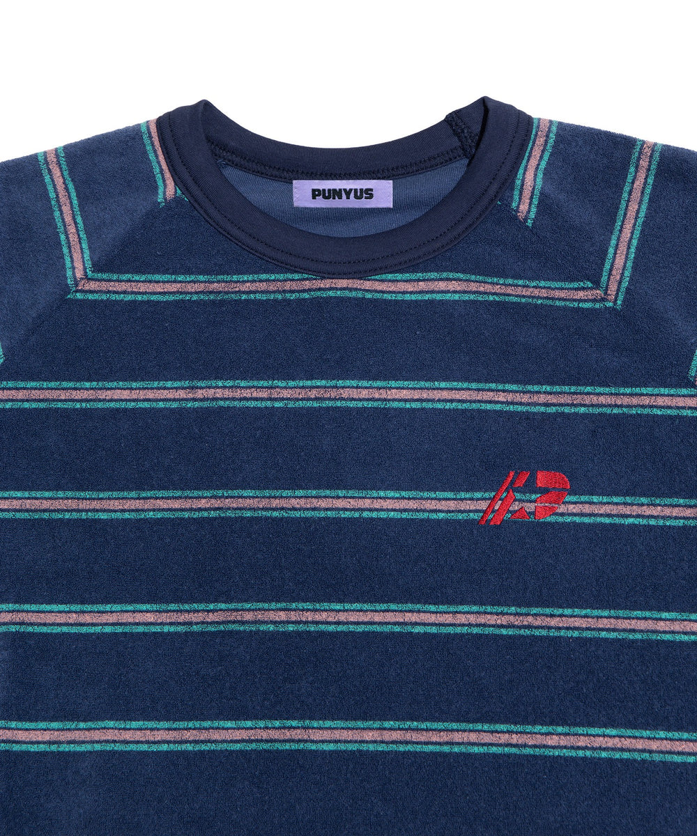 ボーダーパイルビッグTシャツ