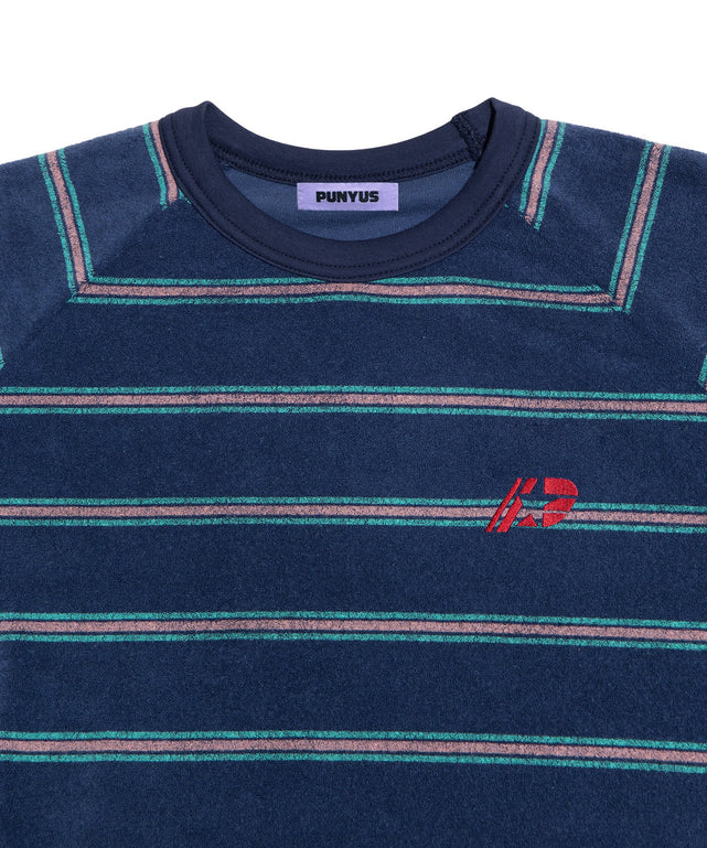 ボーダーパイルビッグTシャツ