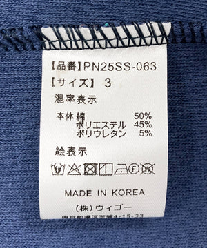 ボーダーパイルビッグTシャツ