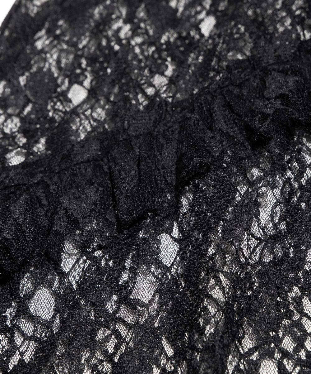 レースレイヤードスカート