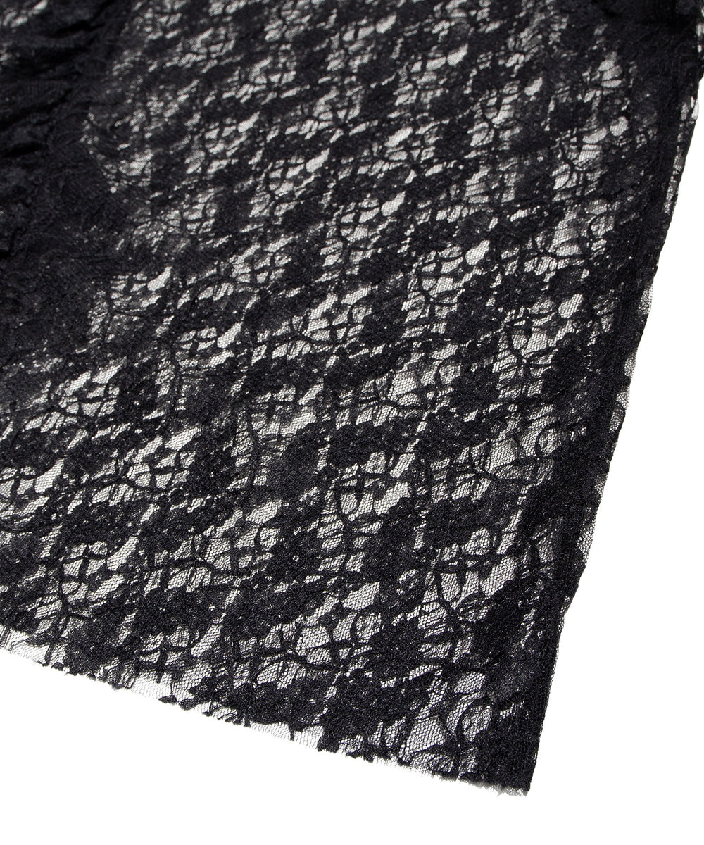 レースレイヤードスカート