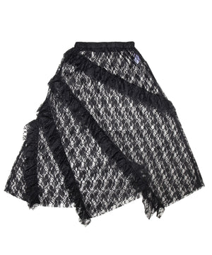 レースレイヤードスカート