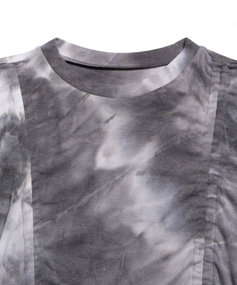 タイダイ柄ドロストトップス