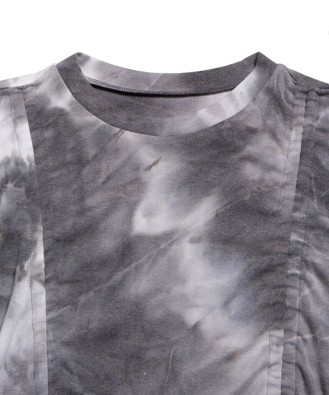 タイダイ柄ドロストトップス