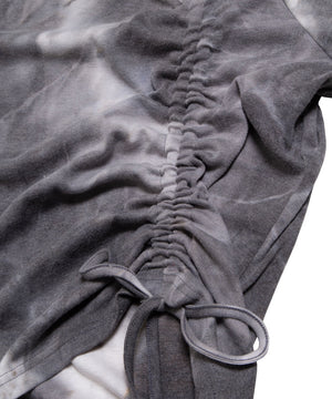 タイダイ柄ドロストトップス