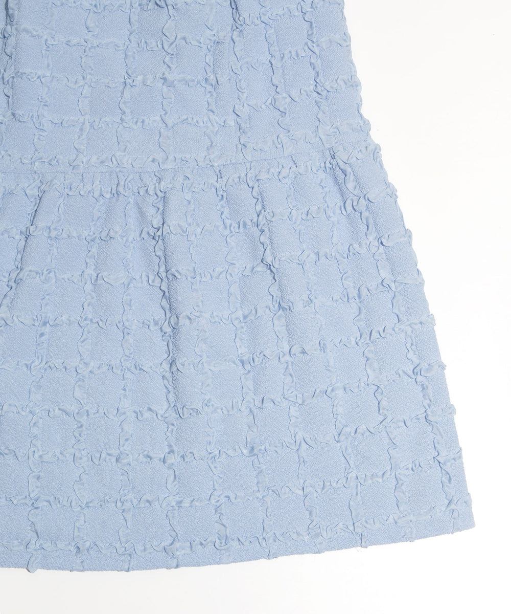 リボンポケットフクレワンピース