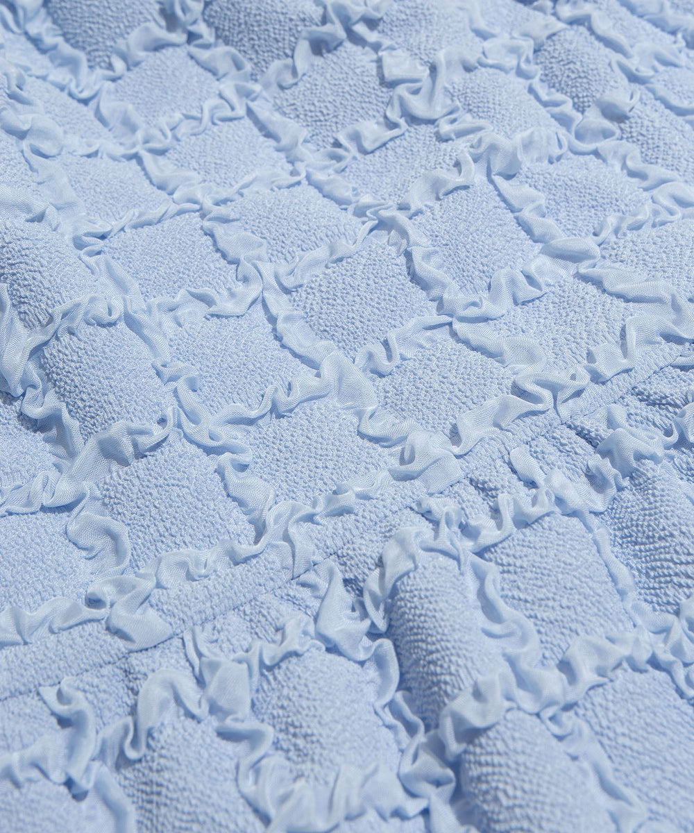 リボンポケットフクレワンピース