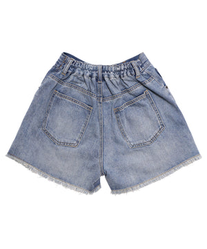 ダメージデニムショートパンツ