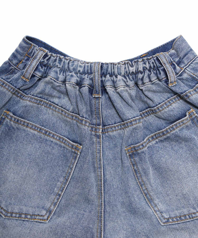 ダメージデニムショートパンツ