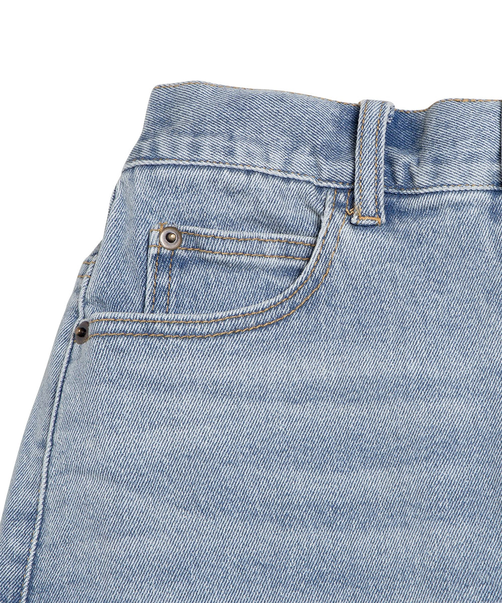 台形デニムミニスカート