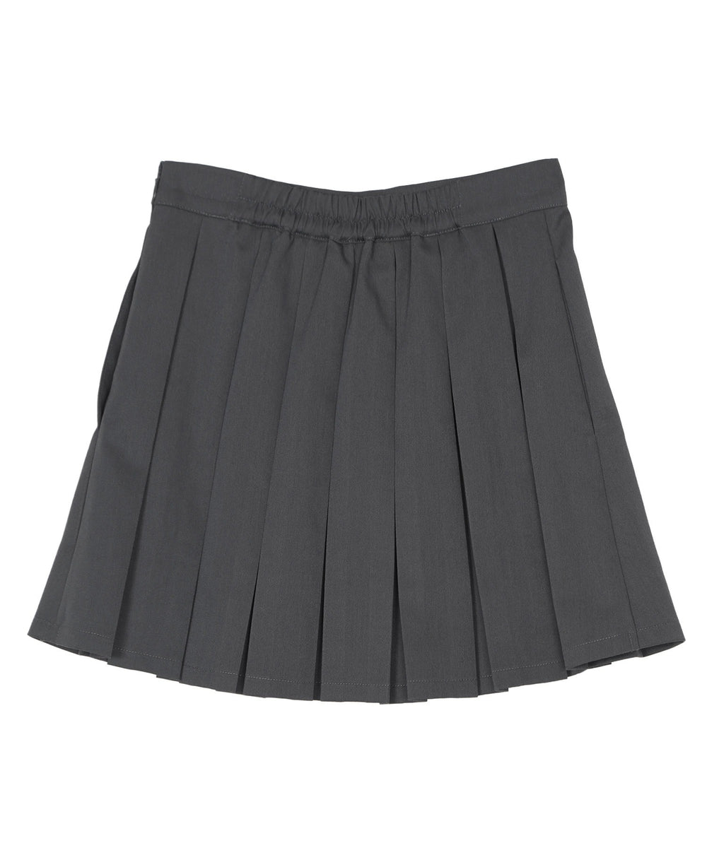 ボックスプリーツミニスカート
