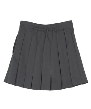 ボックスプリーツミニスカート