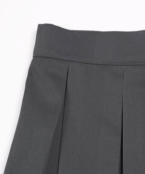 ボックスプリーツミニスカート